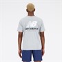 New Balance Herren Sport Essentials Premium Baumwoll T-Shirt Athletisch Grau