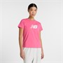 New Balance Damen Logo T Shirt Dragon Berry