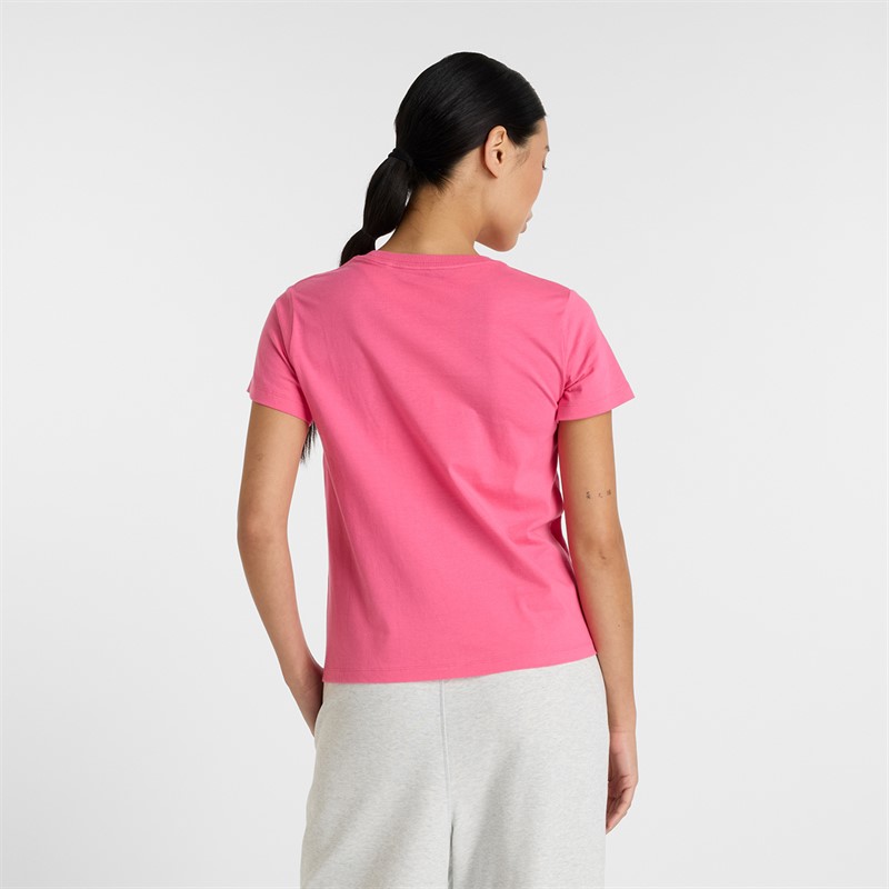 New Balance Damen Logo T Shirt Dragon Berry