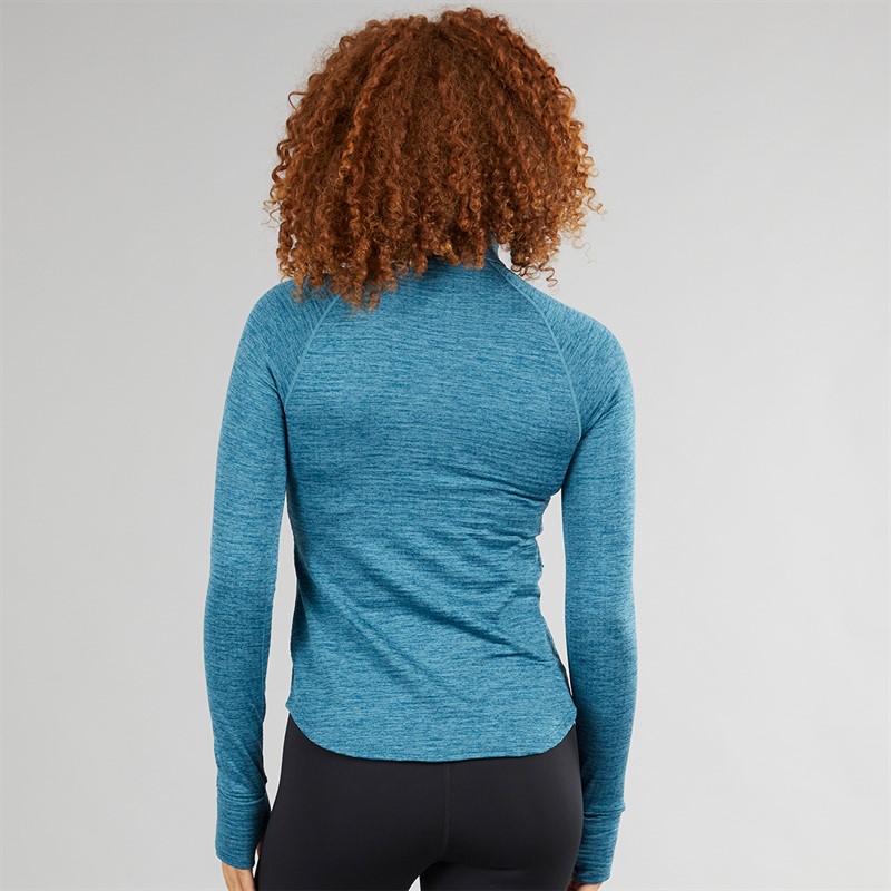 New Balance Damen Essential Heat Grid 1/2 Zip Top Terrarium