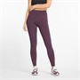 New Balance Damen Elegante NB Dry Hohe Taille Enge Leggings Pflaume Braun