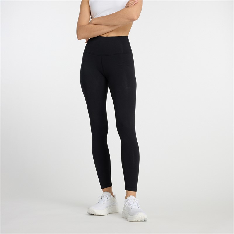 New Balance Damen Hohe Taille Enge Leggings Schwarz