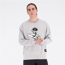 New Balance Heren Athletics Engy Saint Ange Cool Meisjes  Sweatshirt Athletic Grijs