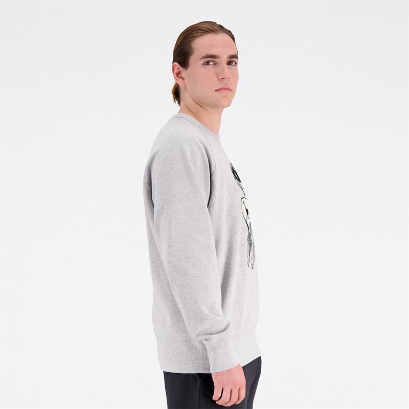 New Balance Herren Sport Engy Saint Ange Cool Mädchen Sweatshirt Sportlich Grau