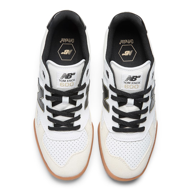 New Balance Heren Knox 600 Skate Schoenen Sneakers Wit