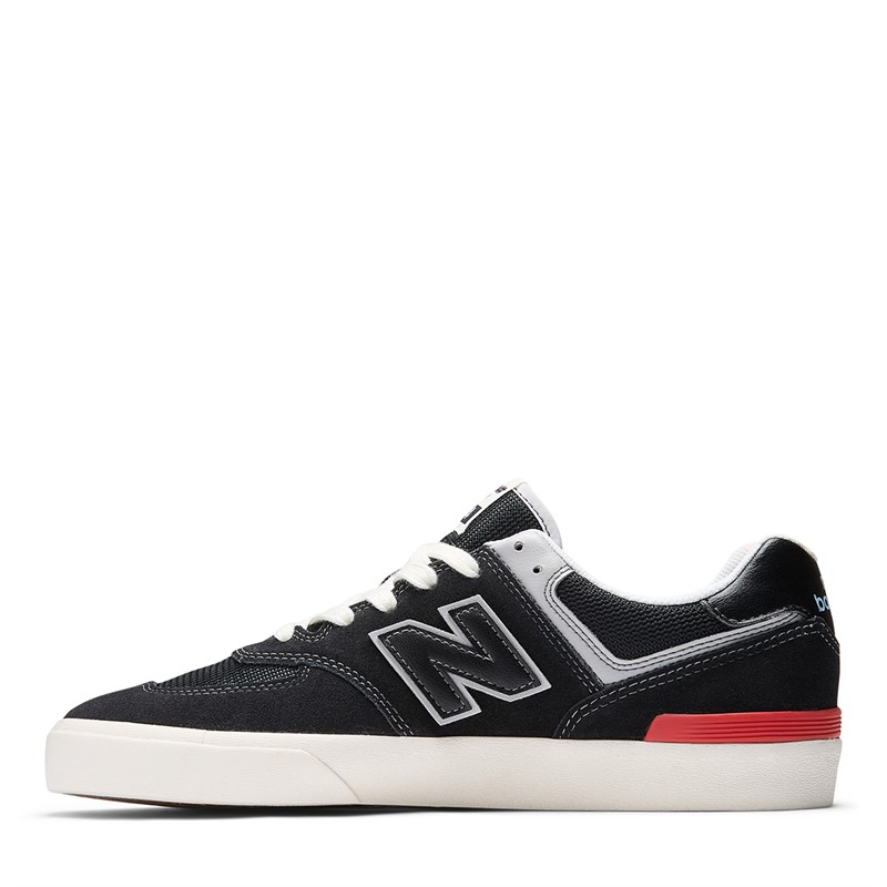 New Balance Herren 574 Vulc Skate Schuhe Turnschuhe Schwarz