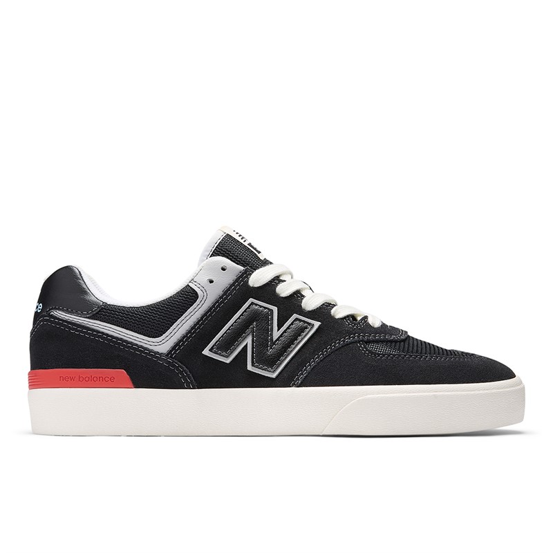 New Balance Herren 574 Vulc Skate Schuhe Turnschuhe Schwarz