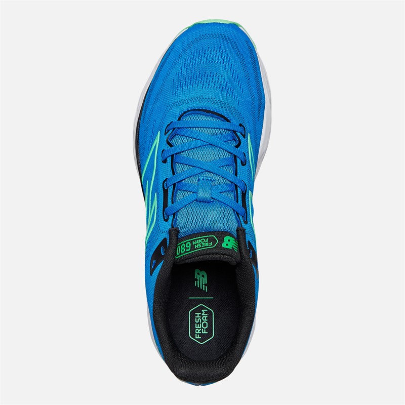 New Balance Mens Fresh Foam 680 V8 Neutral Running Shoes Blue Oasis