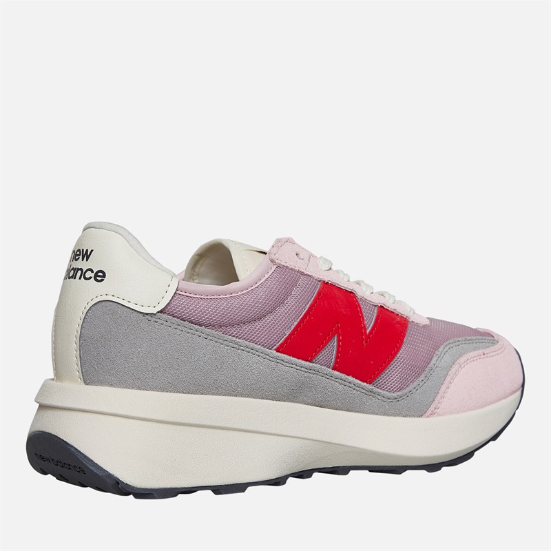 New Balance Junior Girls 370 Trainers Rose Sugar