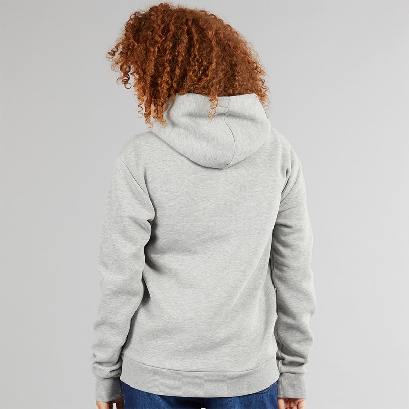 New Balance Womens Logo Hoodie Greymarl