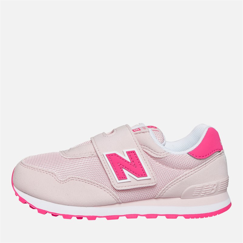 New Balance Girls 515 Hook And Loop Trainers Rose Sugar