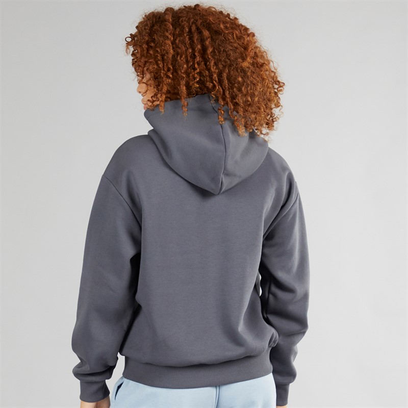 New Balance Womens Varsity Large Logo Hoodie Darkarct