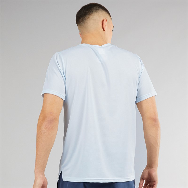 New Balance Mens NB Dry Training Top Ice Blue