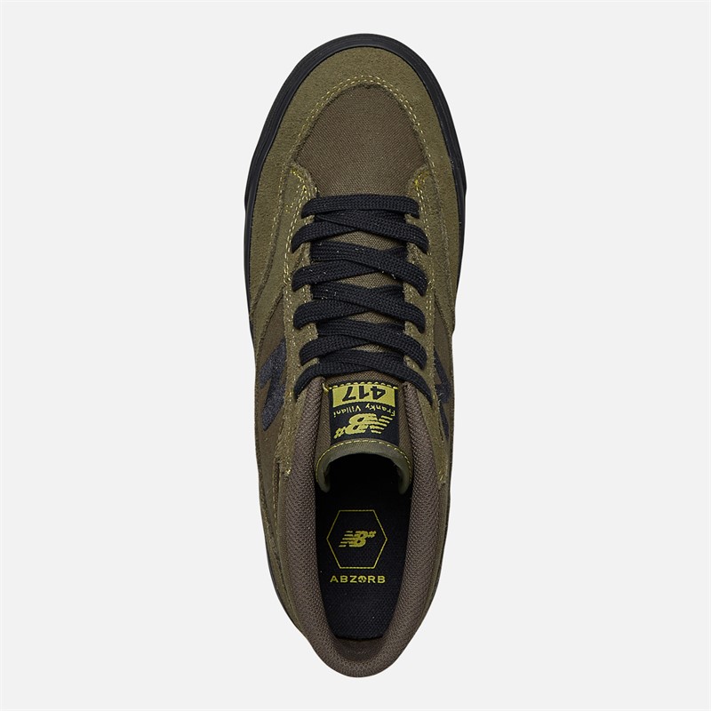 New Balance Mens 417 Mid Skate Shoes Trainers Dark Moss