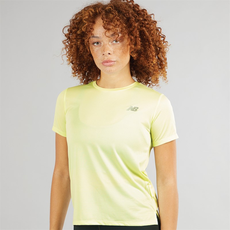 New Balance Womens Sport Essentials NB Dry Top Melon Water - Size XS