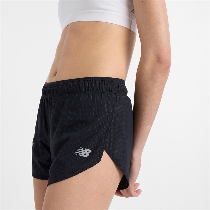 New Balance Womens London Edition RC Ultra Light Running Shorts Black