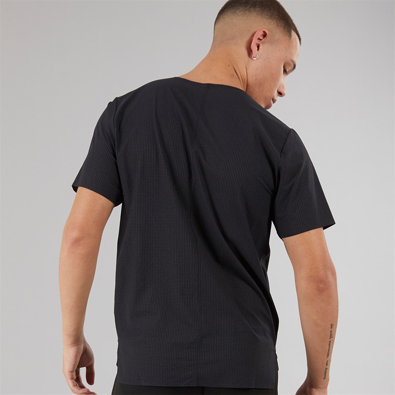 New Balance Mens London Edition Race Day Ultra Light Running T-Shirt Black