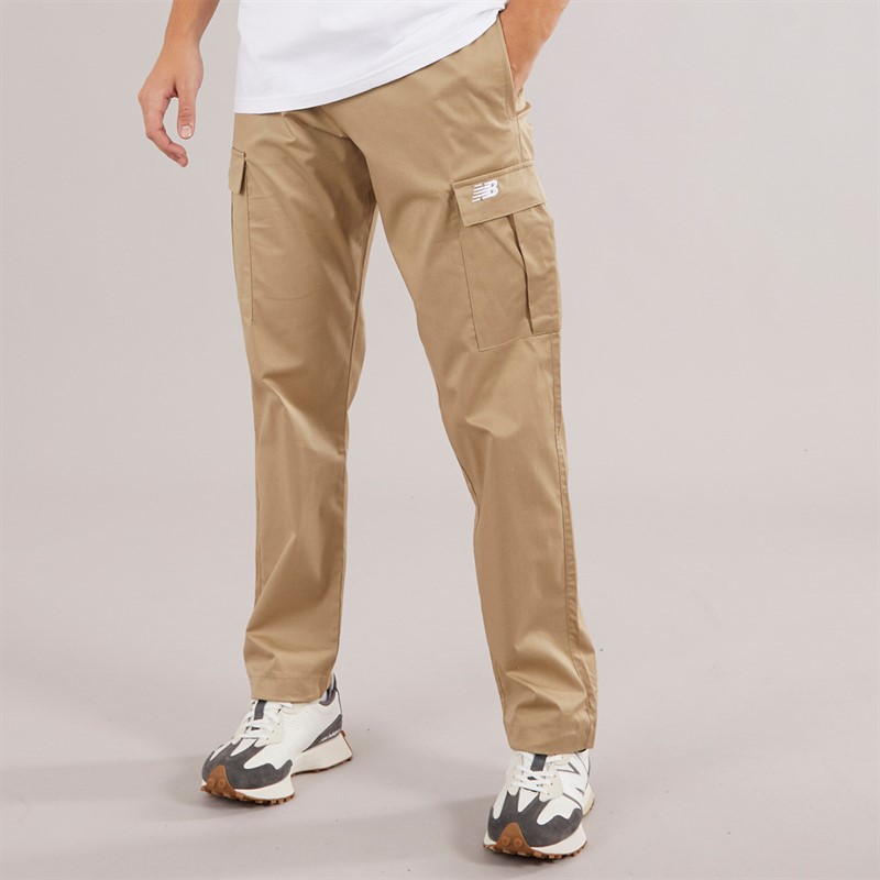 New Balance Mens Cargo Pants Stone