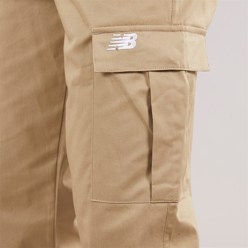 New Balance Mens Cargo Pants Stone