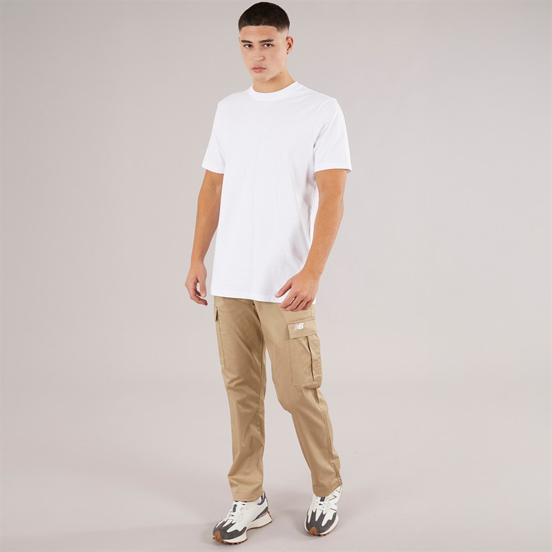 New Balance Mens Cargo Pants Stone