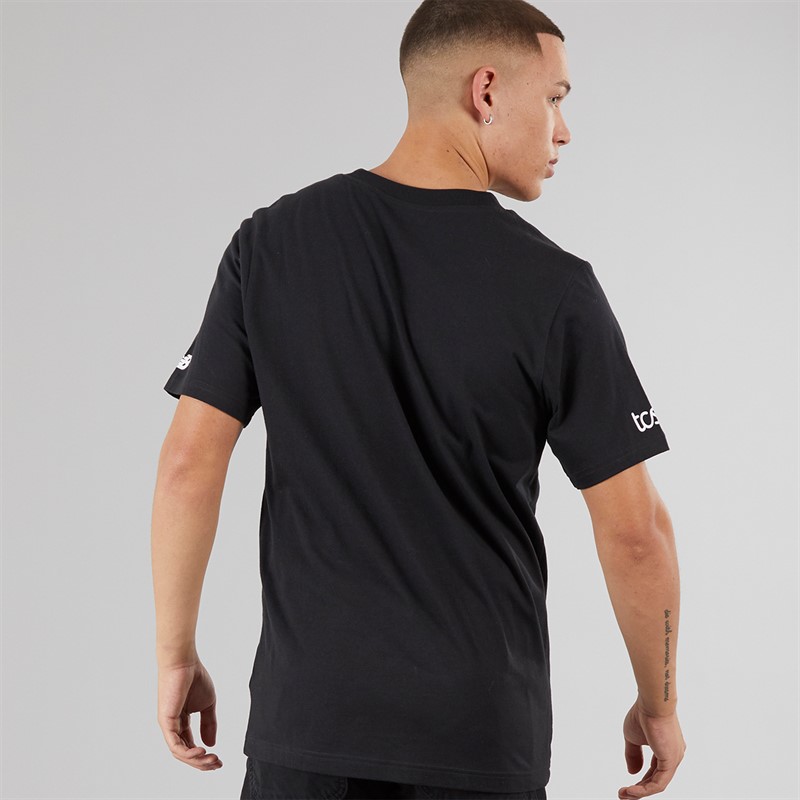 New Balance Mens London Edition Run London Graphic T-Shirt Black