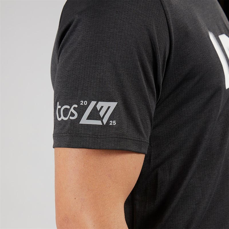 New Balance Mens London Edition Athletics Running T-Shirt Black