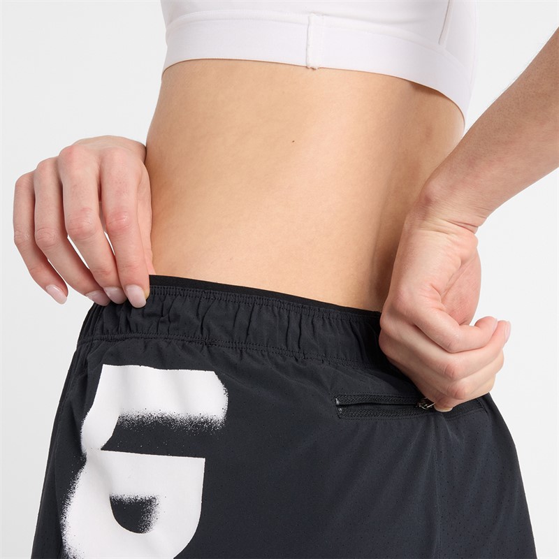 New Balance Womens London Edition RC 2-In-1 Running Shorts Black