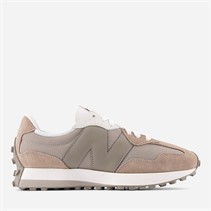 New Balance Mens 327 Trainers Mushroom/Light Mushroom