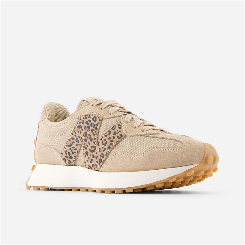 New Balance Womens 327 Trainers Incense/Leopard Print