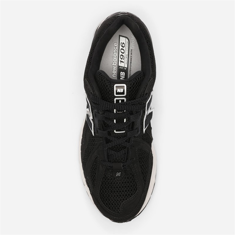 New Balance Mens 1906R Trainers Jet Black/White