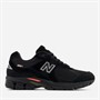 New Balance 2002R Trainers Black Castlerock/Red