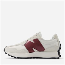 New Balance Womens 327 Trainers Sea Salt/Monarch Burgundy