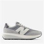 New Balance 370 Trainers Concrete/Sea Salt