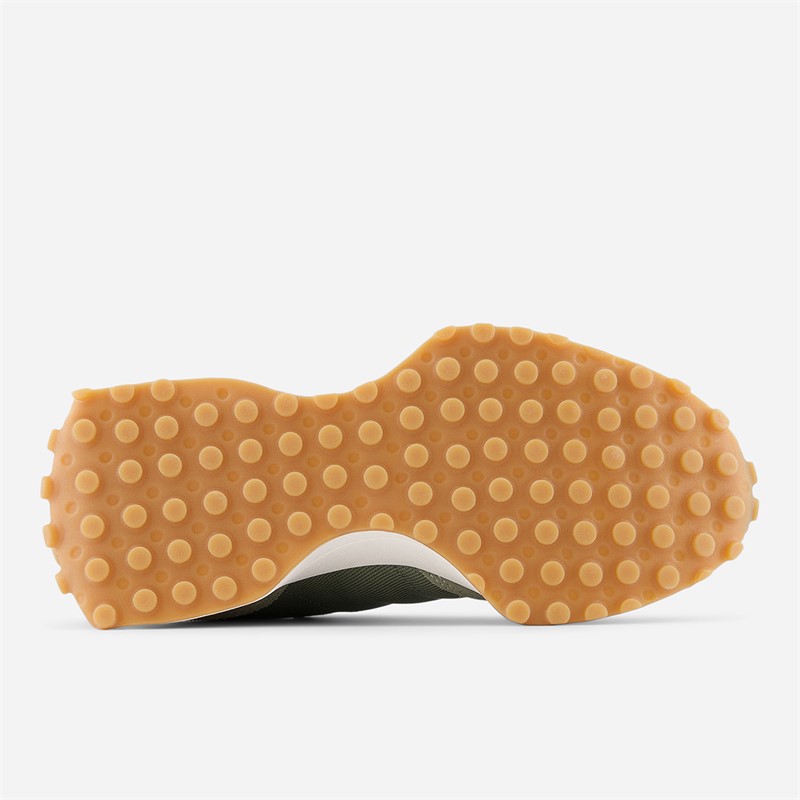 New Balance Womens 327 Trainers Dark Olivine/Leopard Print