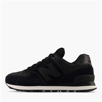 New Balance Womens 574 Trainers Black Croc