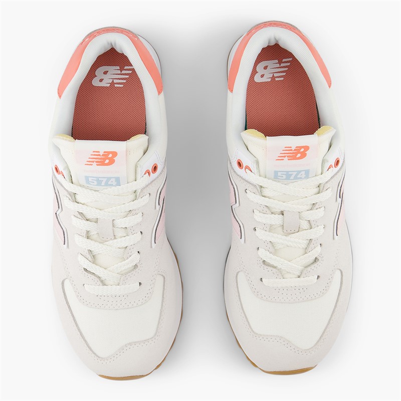 New Balance Womens 574 Trainers Reflection/Rose Sugar