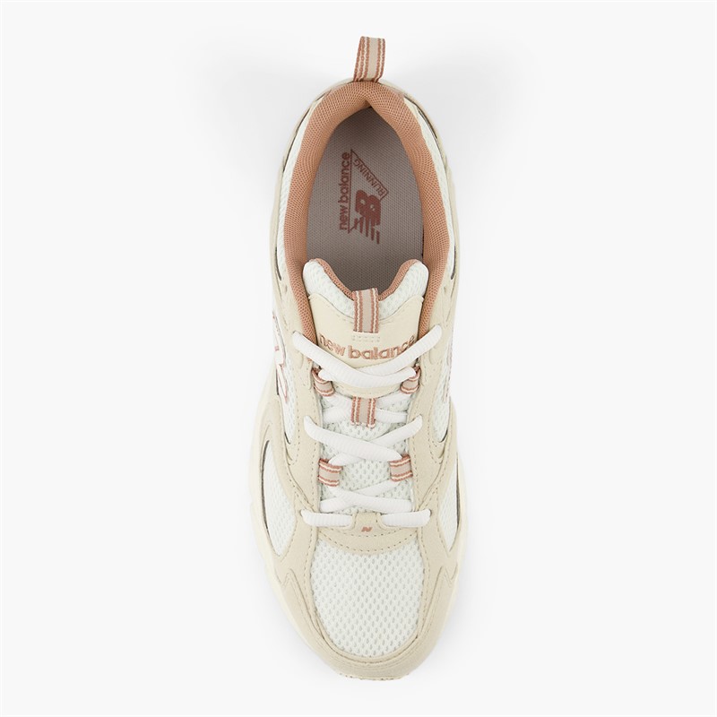 New Balance 408 Trainers White/Beige