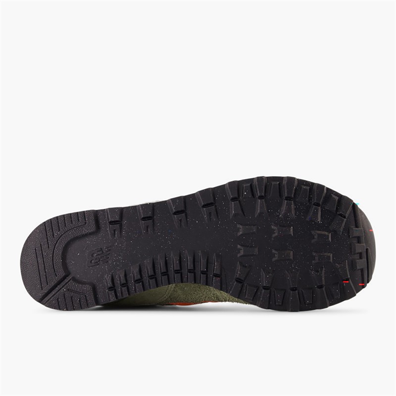 New Balance 574 Trainers Dark Olivine/Flare