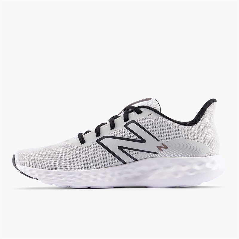 New Balance Mens 411 V3 Neutral Running Shoes Grey/Black