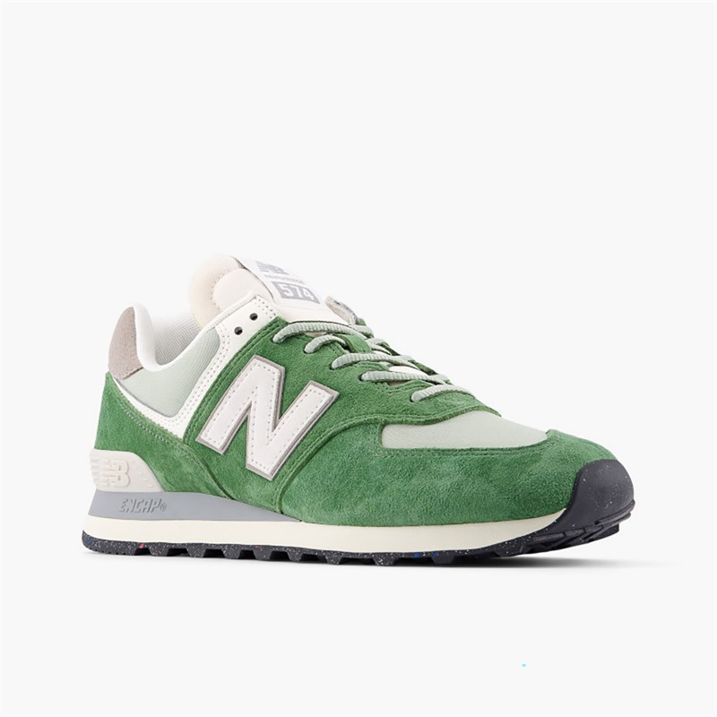 New Balance 574 Trainers Dark Alpine Green/Garter Snake