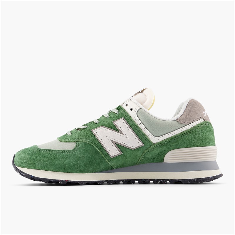 New Balance 574 Trainers Dark Alpine Green/Garter Snake