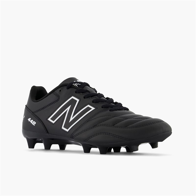 New Balance Mens 442 V2 Academy FG Firm Ground Football Boots Black/White
