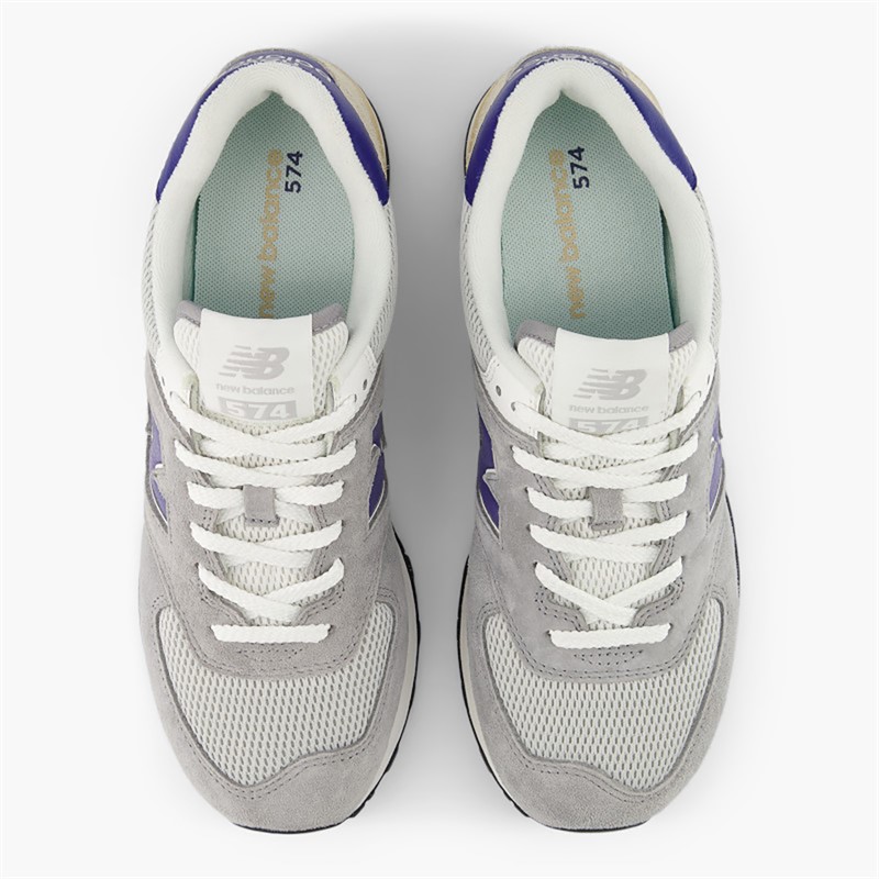 New Balance 574 Trainers Slate Grey/Rain Cloud