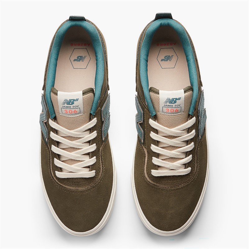 New Balance Mens Numeric Jamie Foy 306 Trainers Dark Camo/New Spruce