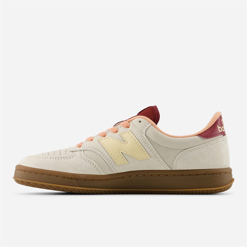 New Balance T500 Trainers Timberwolf/Ash Wood/Peach Nectar