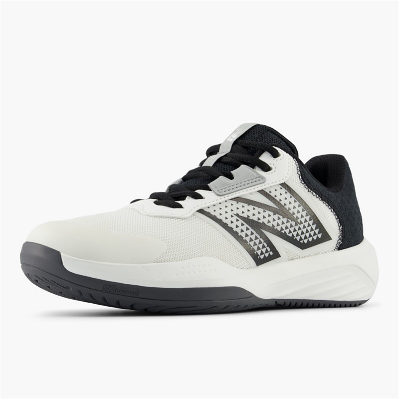New Balance Womens 696 V6 All Court Tennis Shoes Nb White/Black