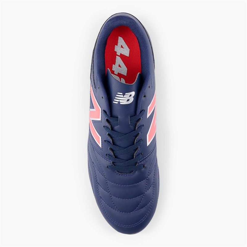 New Balance Mens 442 V2 Academy FG Firm Ground Football Boots Nb Navy/Silver/Energy Red