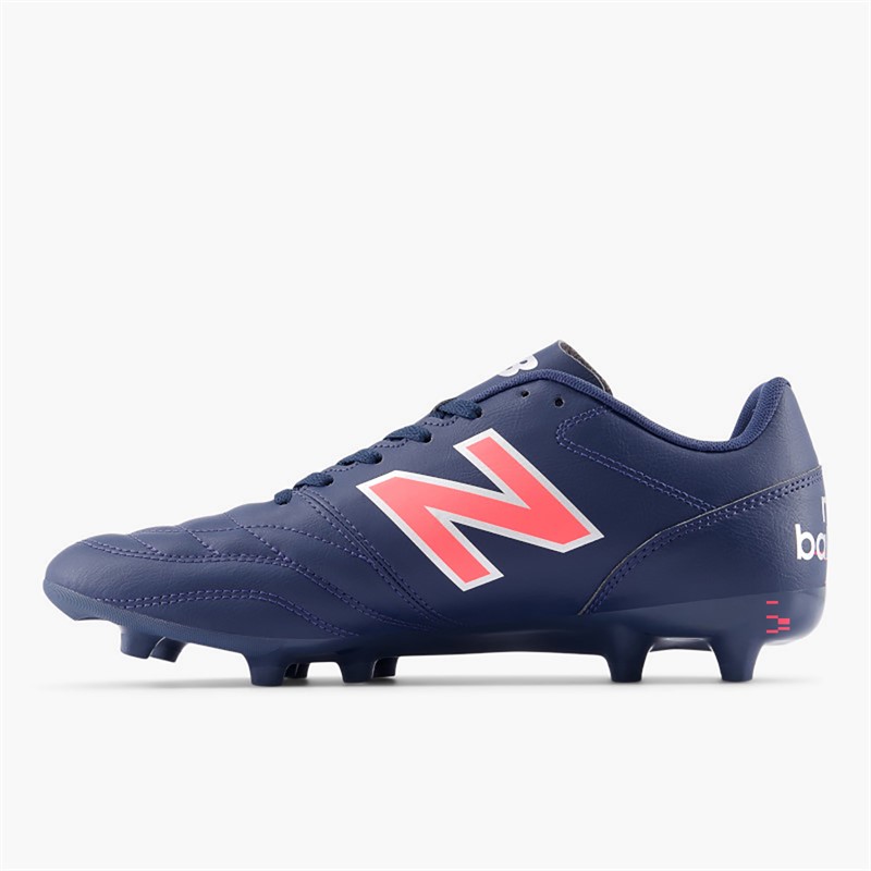 New Balance Mens 442 V2 Academy FG Firm Ground Football Boots Nb Navy/Silver/Energy Red