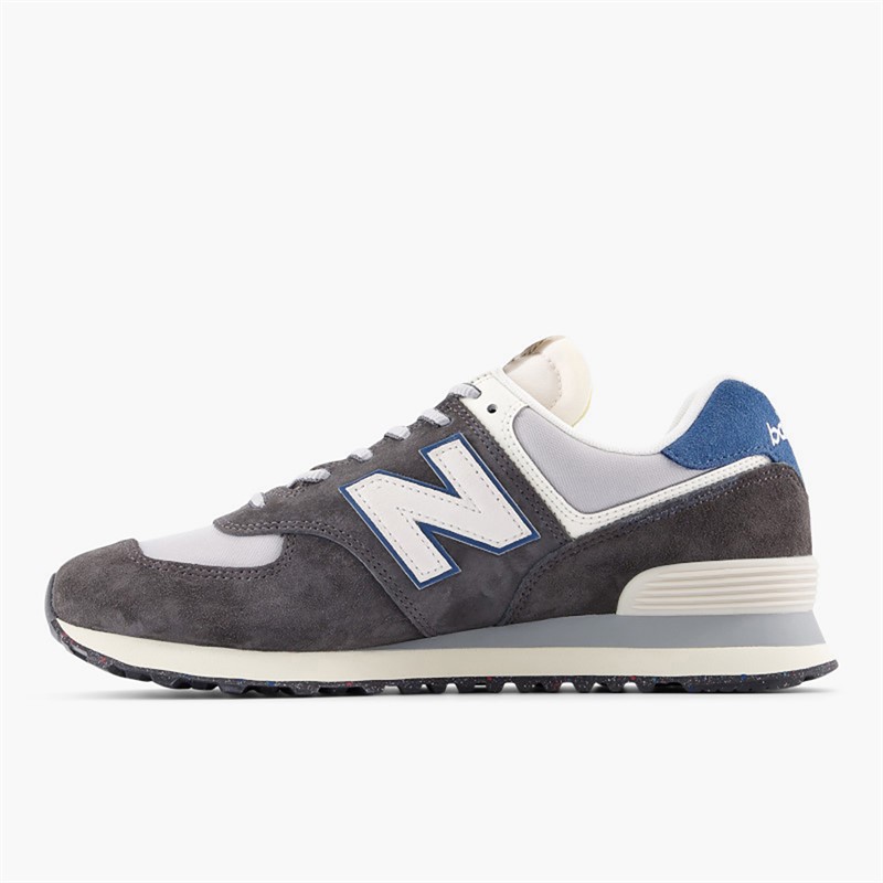 New Balance 574 Trainers Black Cement/Rain Cloud