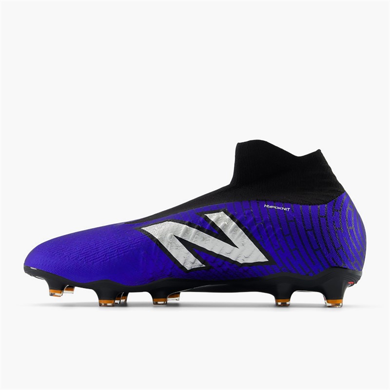 New Balance Mens Tekela Magia V4+ Laceless FG Firm Ground Football Boots Infinity Blue/Metallic Silver/Black